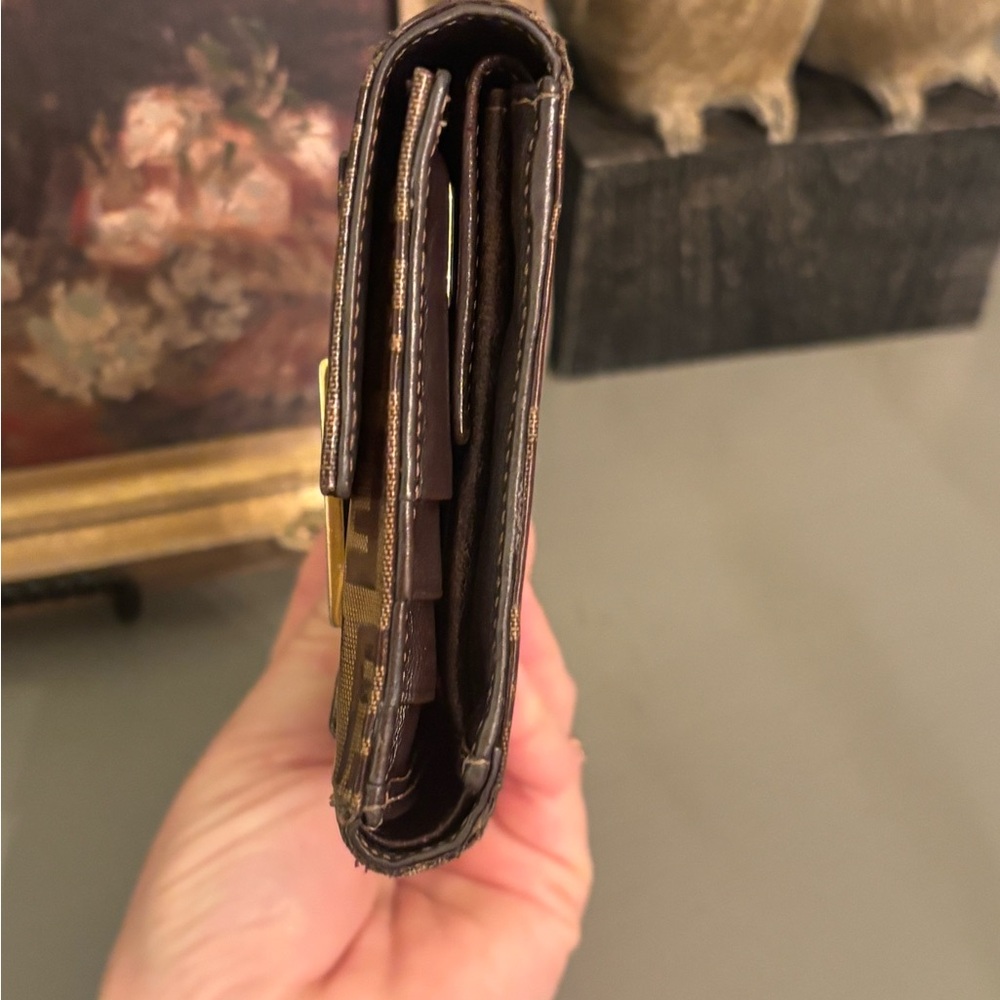 Fendi Brown Zucca Bifold Wallet - Picture 7 of 11